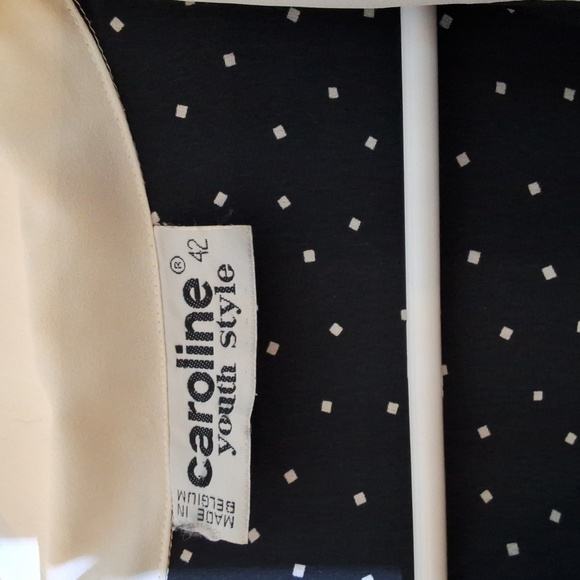 Vintage French Girl Polka Dot Dress - Picture 6 of 10